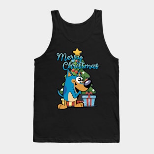 Bluey Merry Christmas Tank Top